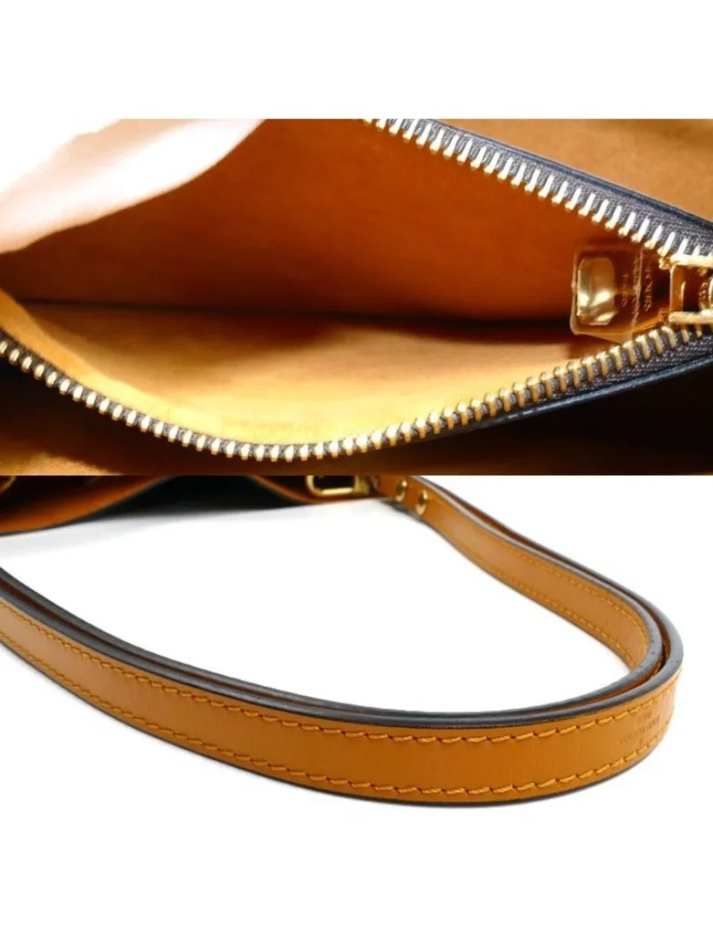 Louis Vuitton Neo Noe Shoulder Bag Damier Ebene Saffron